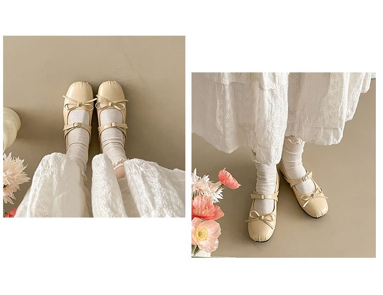 Jane Mary Shoes Bow