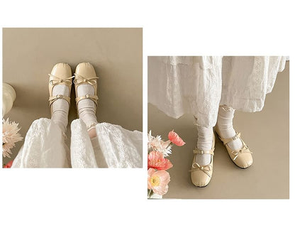 Jane Mary Shoes Bow