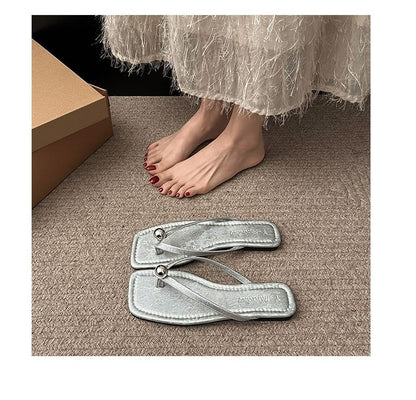 Shoes Flats Flops Sandals Flip Beach