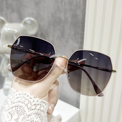 Geometric Metal Sunglasses