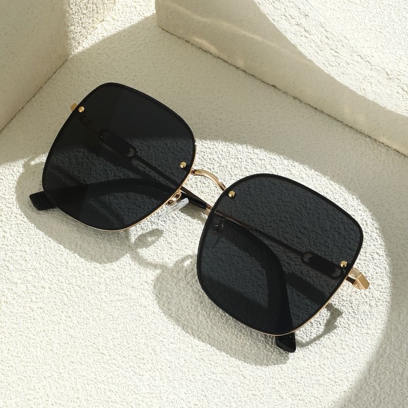 Metal Square Sunglasses