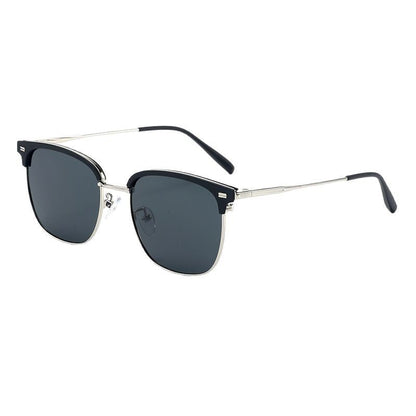 Metal Browline Sunglasses