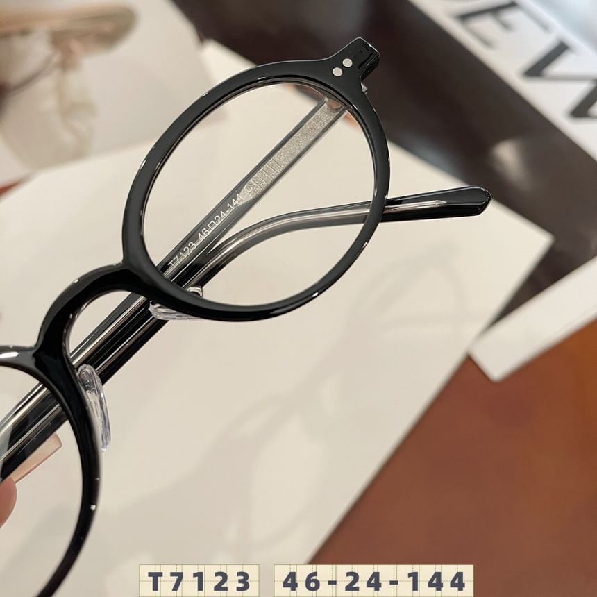 Frame Oval Glasses