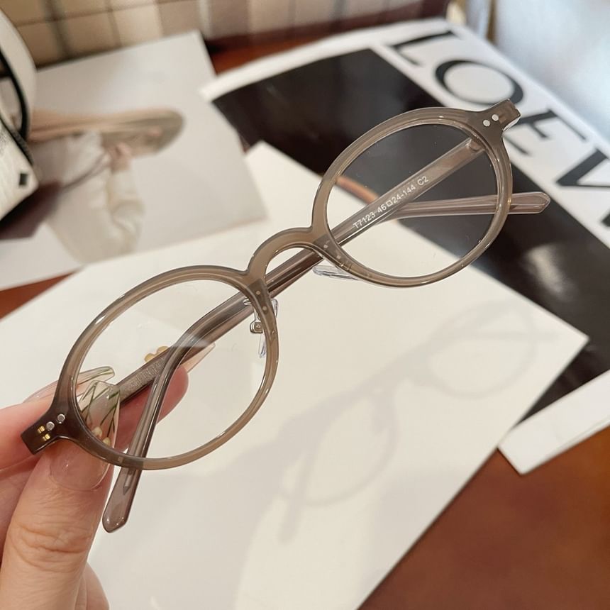 Frame Oval Glasses