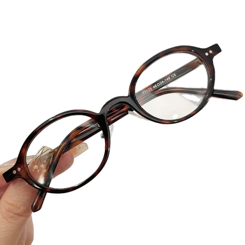 Frame Oval Glasses