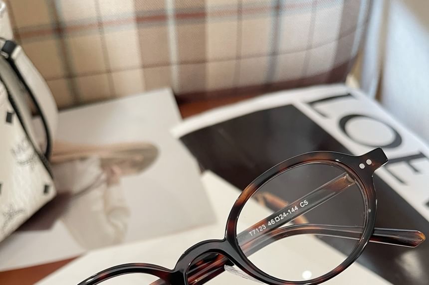 Frame Oval Glasses