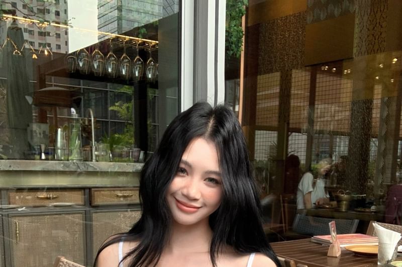 Bow Cardigan + Cami Accent V-Neck Peplum Top Set: Plain Crop