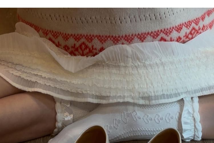 Loafers Chunky Buckled Faux Heel Leather