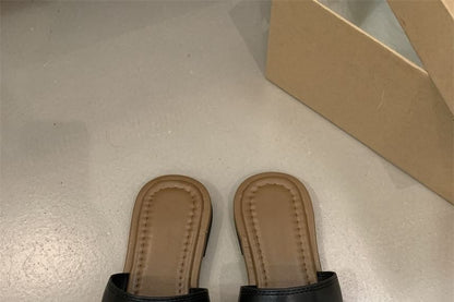 Slide Loop Toe Flat Sandals