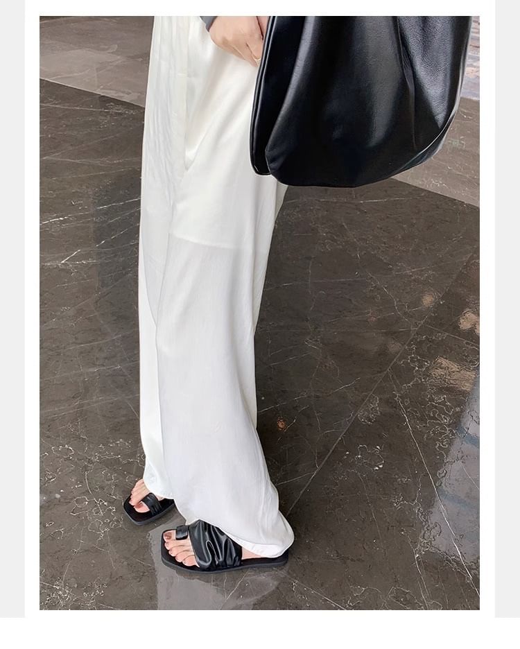 Slide Loop Sandals Flat Toe