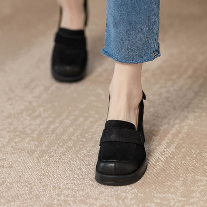 Heel Sandals Chunky Slingback