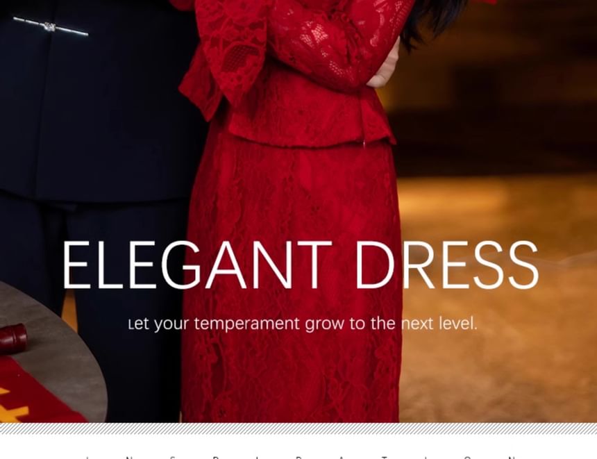 + Lace High Frog Buttoned Button-Up Waist Top Set: Midi Pencil Skirt Long-Sleeve