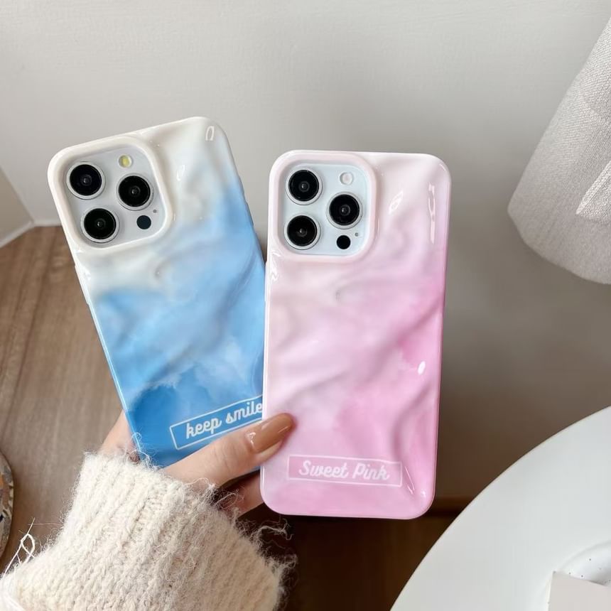 Phone Textured Gradient Case