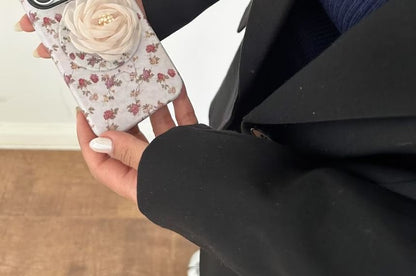 Phone Floral with Magnetic (Compatible MagSafe) Case