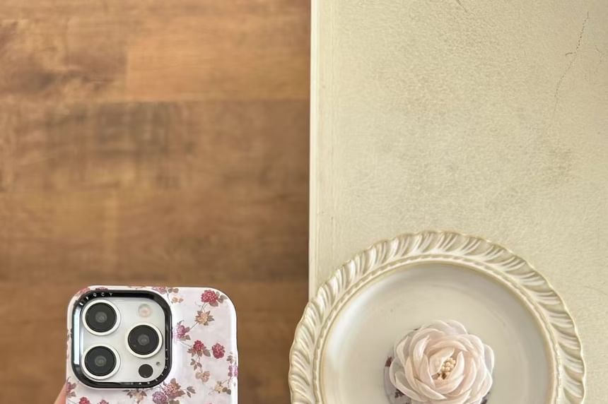 Phone Floral with Magnetic (Compatible MagSafe) Case