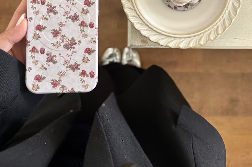 Phone Floral with Magnetic (Compatible MagSafe) Case