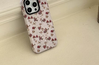 Phone Floral with Magnetic (Compatible MagSafe) Case
