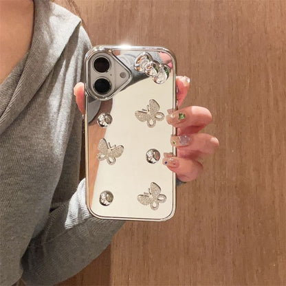 Butterfly Phone Case / Mirrored Set Strap