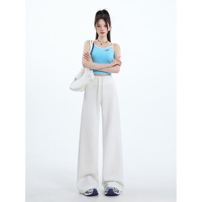 Wide Waist Sweatpants Drawstring Leg Designs) (Various