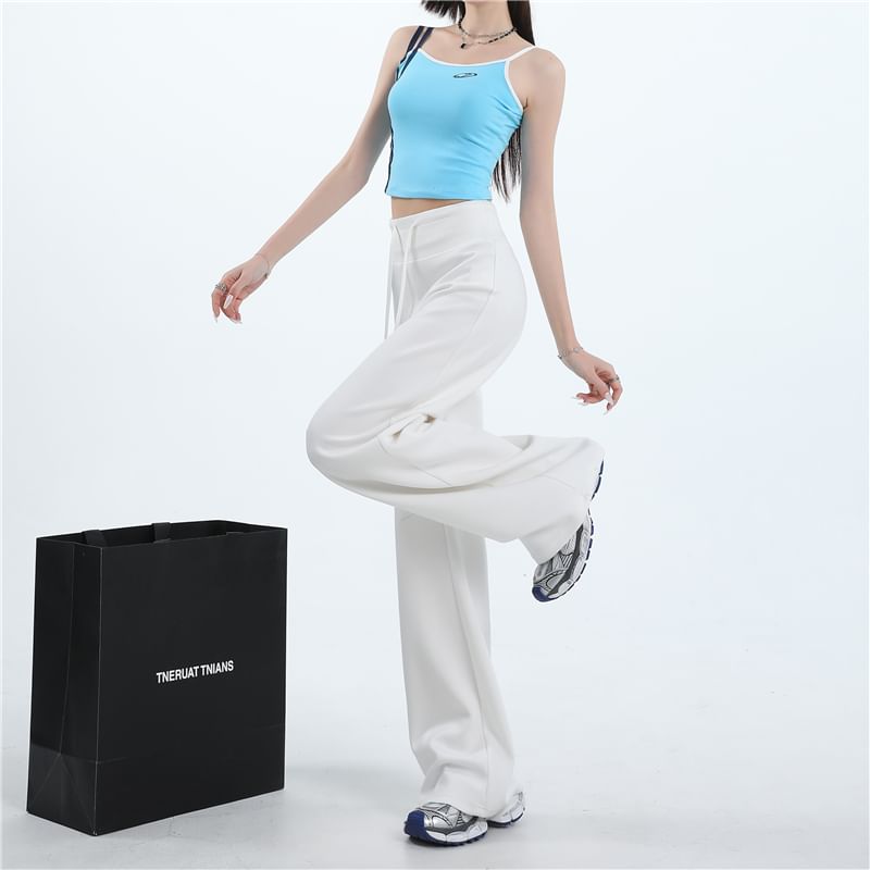 Wide Waist Sweatpants Drawstring Leg Designs) (Various