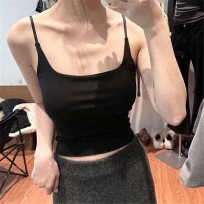 Padded Slim Cami Top Fit