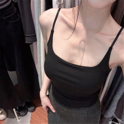 Padded Slim Cami Top Fit