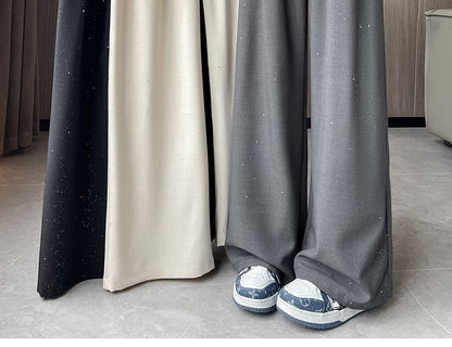 High (Various Panel Leg Wide Pants Waist Dress Sequin Lace Designs)