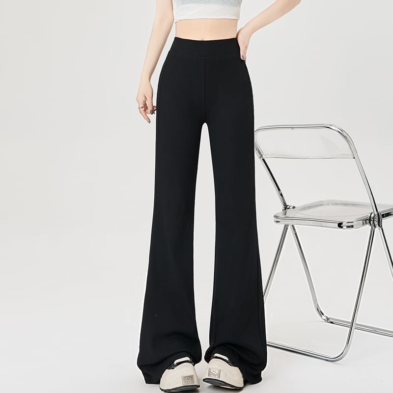Flared Sweatpants High Rise