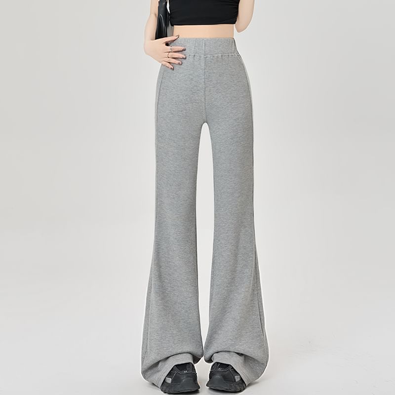 Flared Sweatpants High Rise