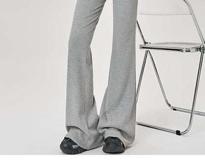 Flared Sweatpants High Rise