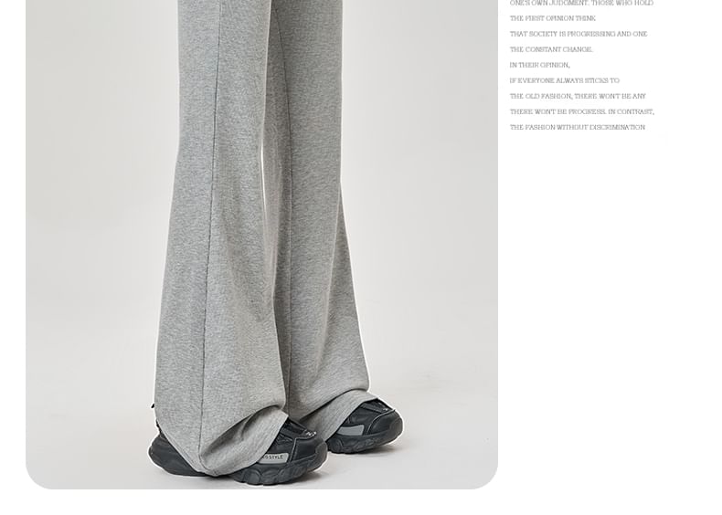 Flared Sweatpants High Rise