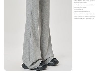 Flared Sweatpants High Rise