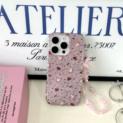 Bear Heart Phone Case / Strap / Set