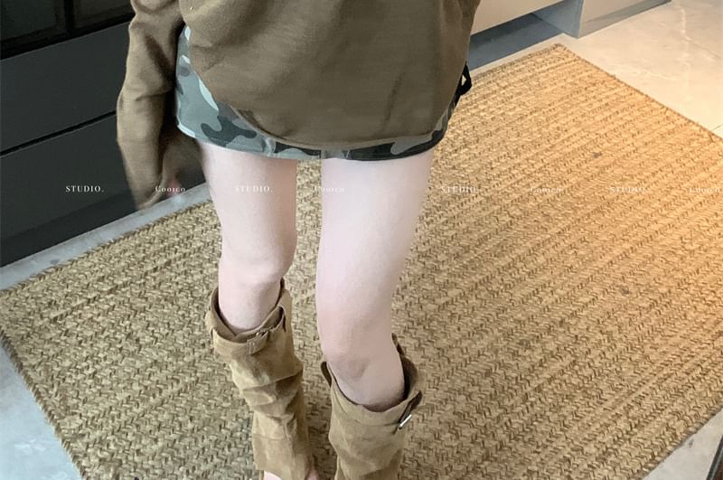 / Plain Knit Bralette Top V-Neck Long-Sleeve