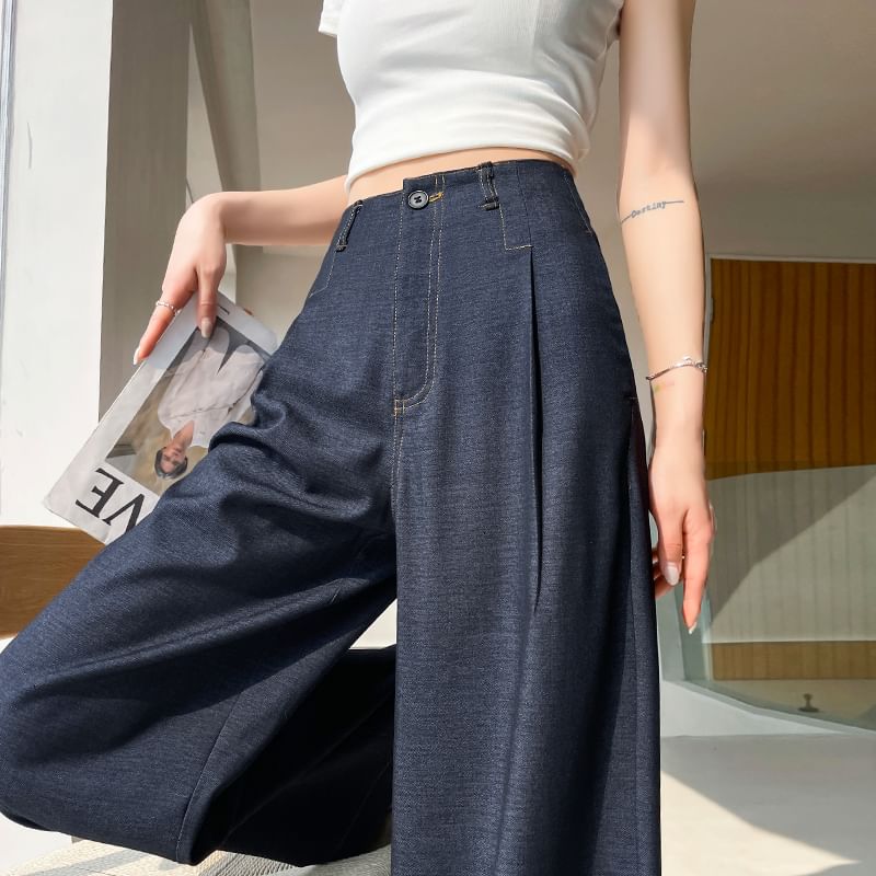 Designs) High Waist Leg (Various Jeans Wide