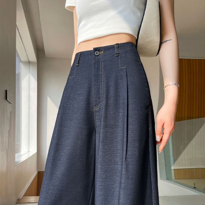 Designs) High Waist Leg (Various Jeans Wide