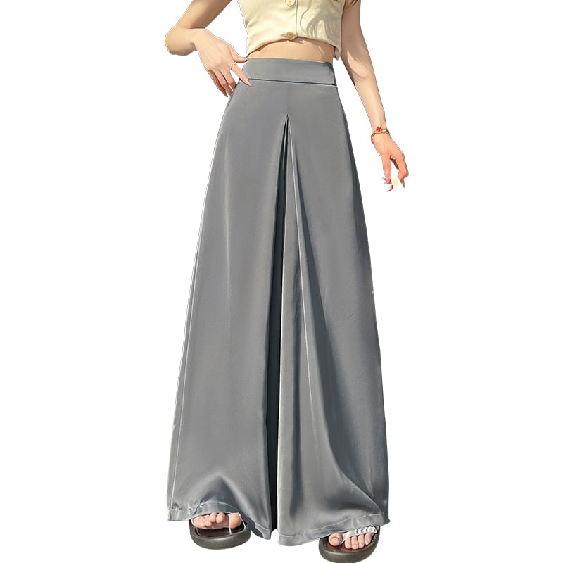 Culottes Waist Plain High