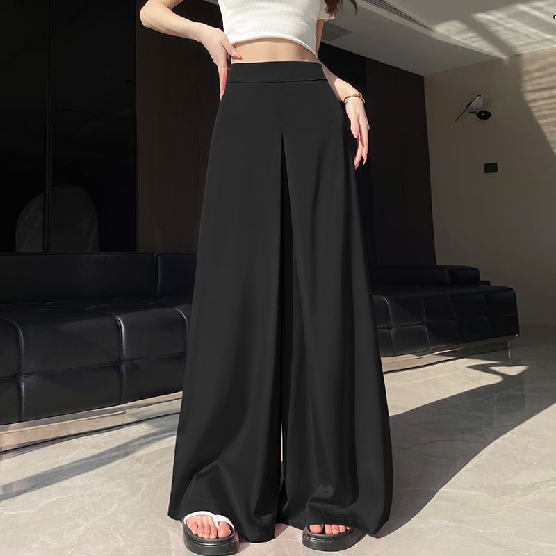 Culottes Waist Plain High