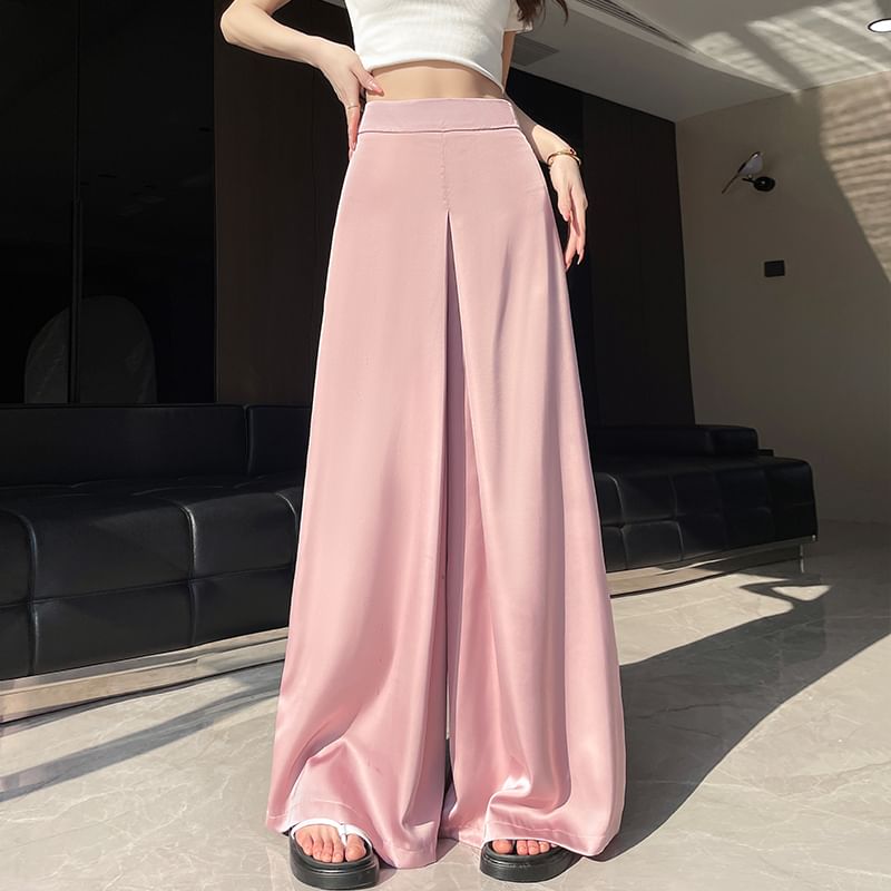 Culottes Waist Plain High