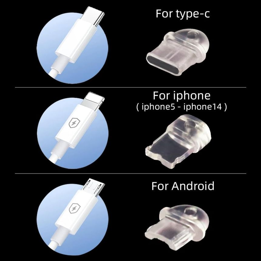 Flying Heart Phone Dust Plug (Various Designs)