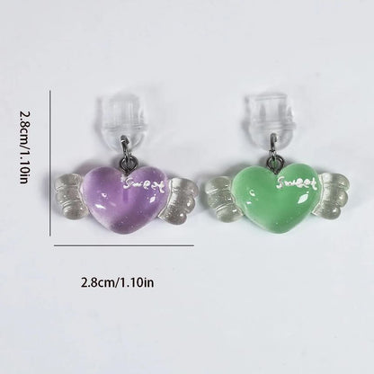 Flying Heart Phone Dust Plug (Various Designs)