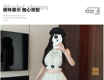 Waist Plain Mini Skirt A-Line Ruched High