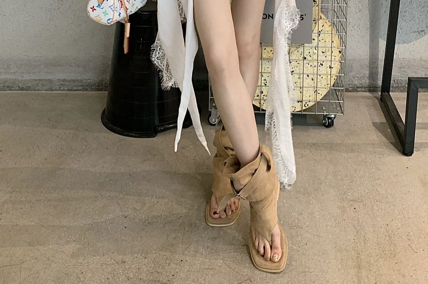 Skort Waist Trim High Plain Asymmetrical Lace Wrap