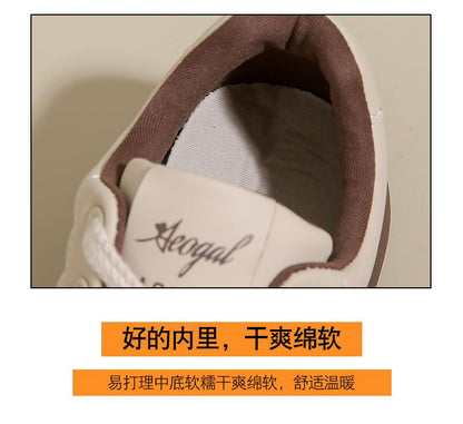 Panel Platform Sneakers