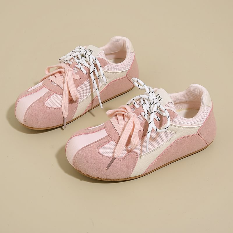 Sneakers Platform Panel Mesh