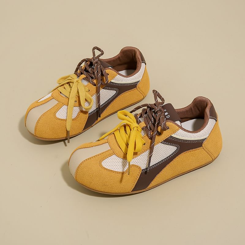 Sneakers Platform Panel Mesh