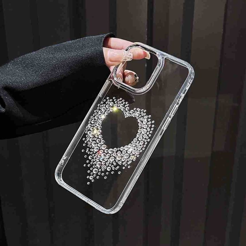 Glitter Heart Phone Case