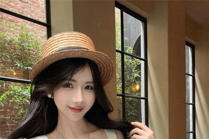 Fit Top Slim Crop Sequin Panel Butterfly Tank Padded Mesh