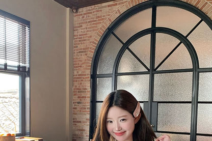 Panel Bow Beaded Fit Halter Slim Top Camisole Lace