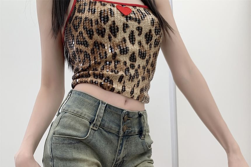 Washed Denim Rise Studded Shorts Low